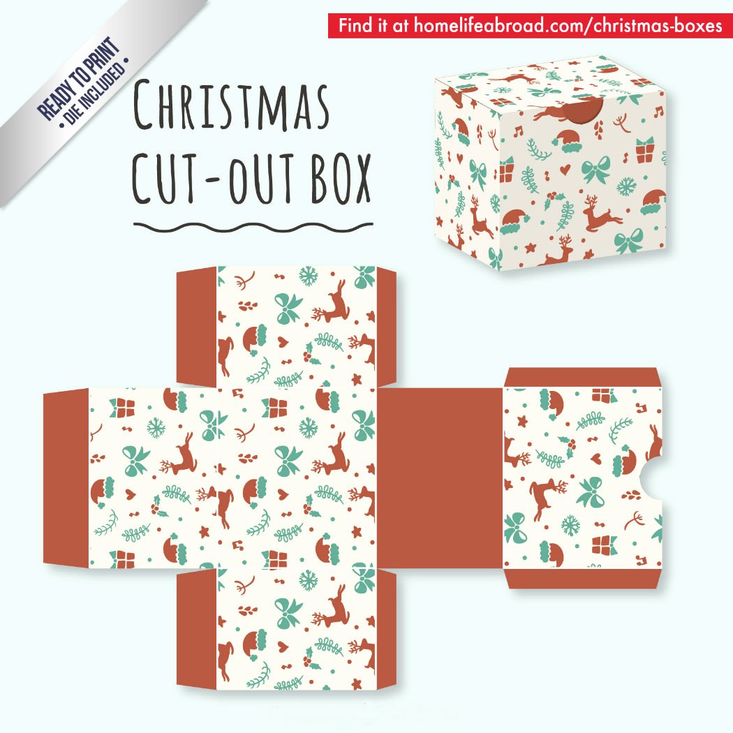 Box Cut Outs Unique Mega Collection Of 38 Cut Out Christmas Box Templates Part 2