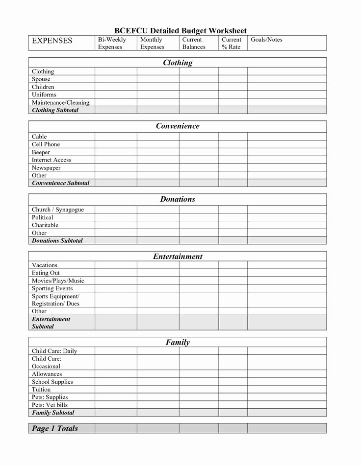Boy Scout Duty Roster Template Fresh Free Printable Monthly Bud Worksheet