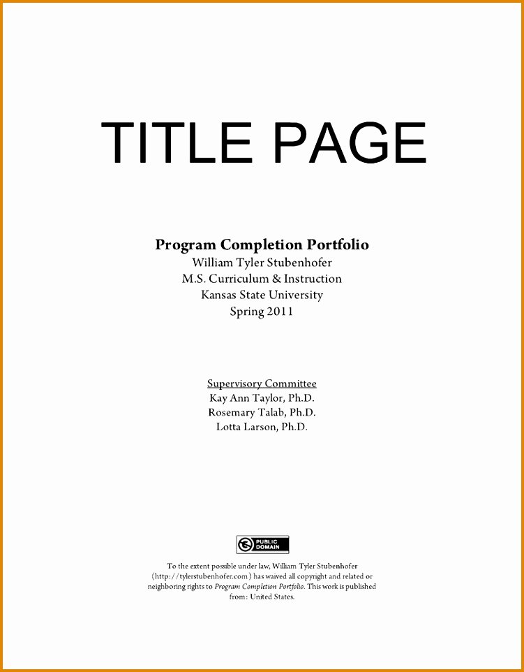 Brag Book Cover Page Template New Cover Page for Career Portfolio – Core Page