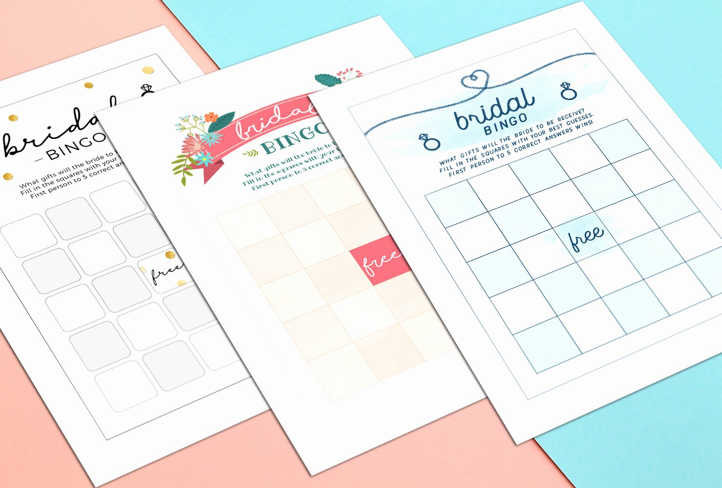 Bridal Bingo Template Best Of How to Play Bridal Shower Bingo with Printables