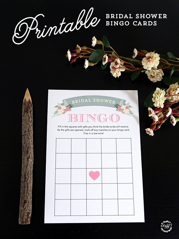 Bridal Bingo Template Best Of Printable Bridal Shower Bingo Cards