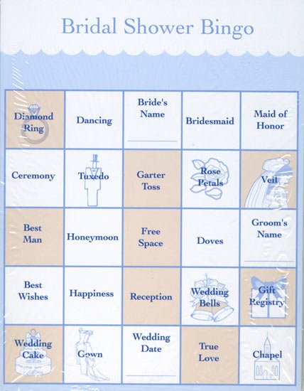 Bridal Shower Bingo Template Inspirational Wedding Bridal Shower Party Bingo Cards 24 Game Cards