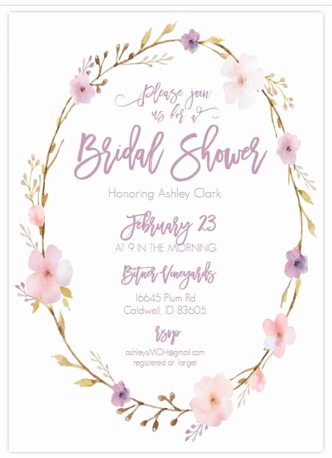 Bridal Shower Menu Template Awesome 13 Bridal Shower Templates that You Won T Believe are Free