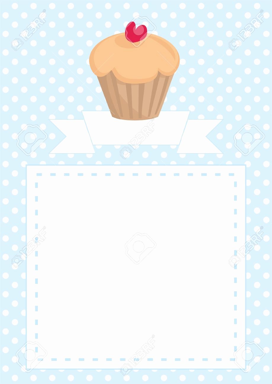 Bridal Shower Menu Template Awesome Cupcake Invitations Templates