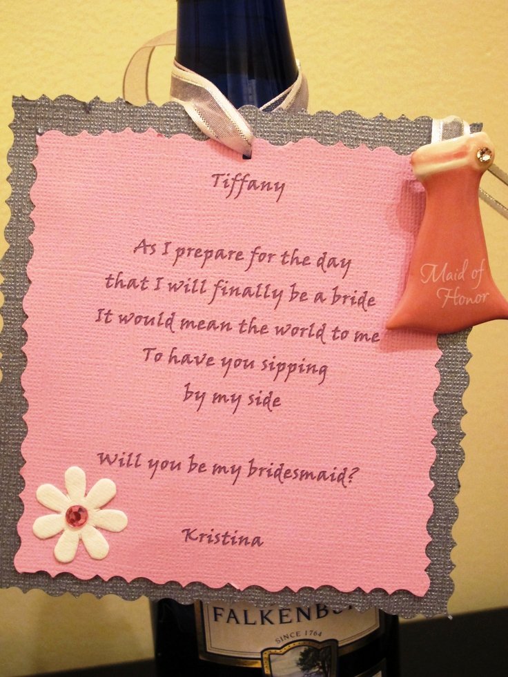 Bridesmaid Proposal Letter Luxury Will You Be My Bridesmaid