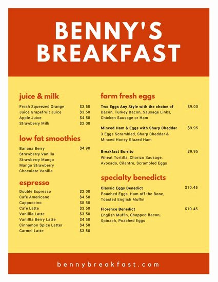 Brunch Menu Templates Elegant Customize 245 Breakfast Menu Templates Online Canva