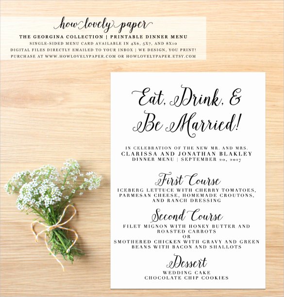 Brunch Menu Templates Luxury Dinner Menu Templates – 36 Free Word Pdf Psd Eps