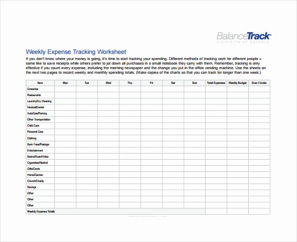 Budget Tracker Template Awesome Expense Sheet Template 9 Free Word Excel Pdf