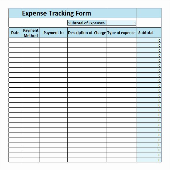 Budget Tracker Template Awesome Expense Tracking Template 7 Download Free Documents In