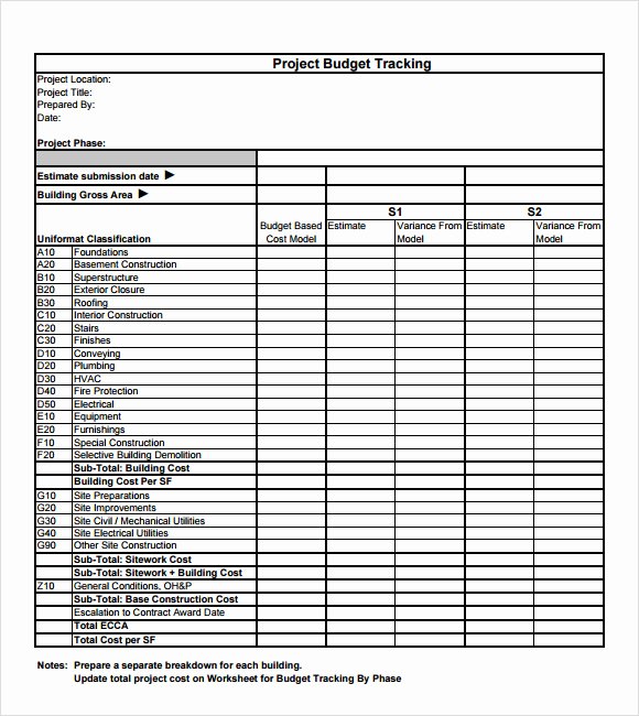 Budget Tracker Template Best Of 10 Bud Tracking Samples