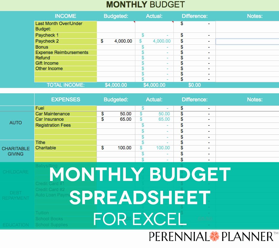 Budget Tracker Template Fresh Monthly Bud Spreadsheet Household Money Tracker Microsoft