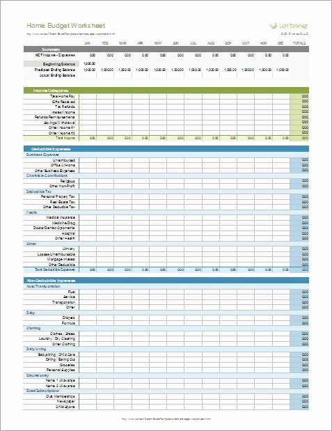 Budget Tracker Template Inspirational Download A Free Home Bud Worksheet for Excel to Plan