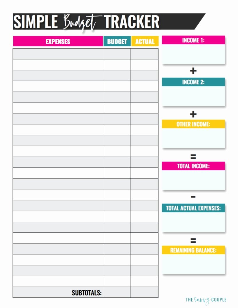 Budget Tracker Template Lovely 10 Bud Templates that Will Help You Stop Stressing