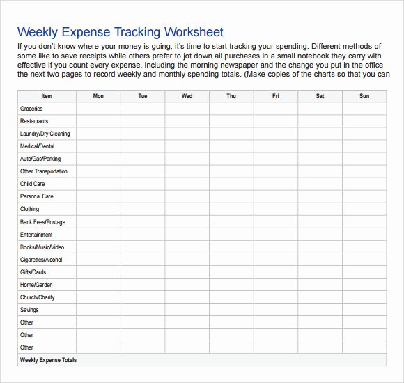 Budget Tracker Template Luxury Expense Tracking Template 7 Download Free Documents In