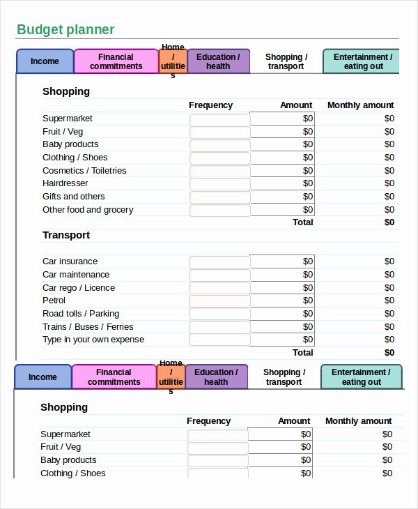 Budget Tracker Template Unique Simple Bud Spreadsheet Template 11 Freeword Excel