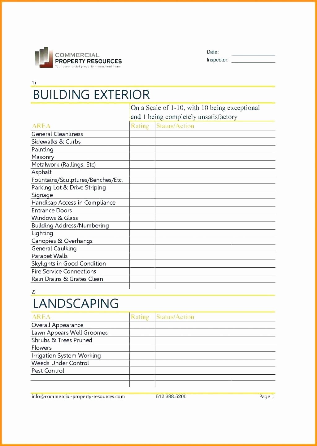 Building Maintenance Schedule Inspirational Building Maintenance Schedule Template