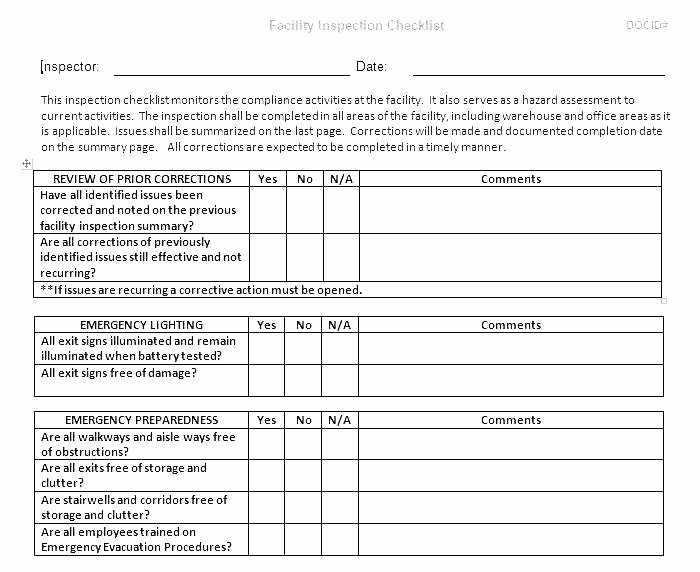 Building Maintenance Schedule Lovely Building Maintenance Plan Template Free Download