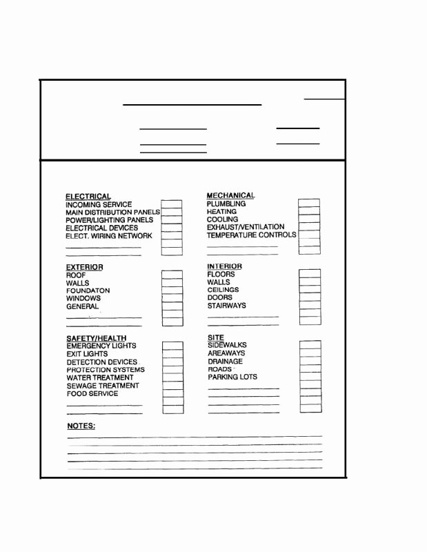 Building Maintenance Schedule Template Beautiful Building Maintenance Checklist