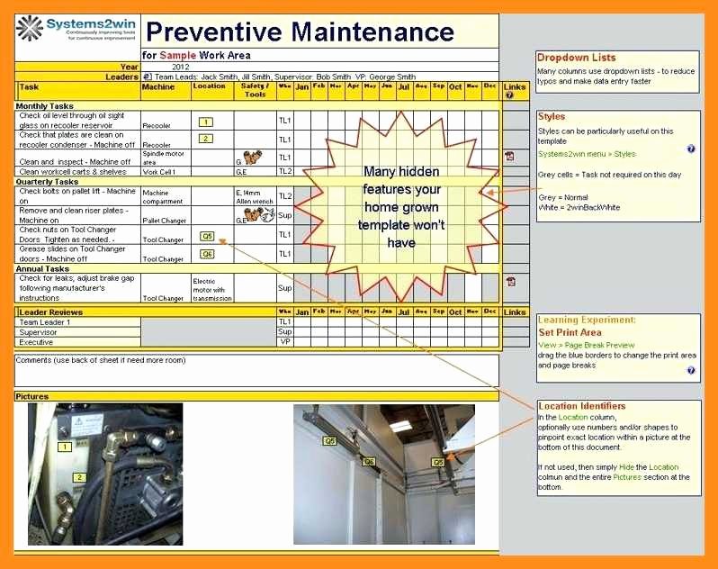 Building Maintenance Schedule Template Fresh 12 13 School Maintenance Plan Template