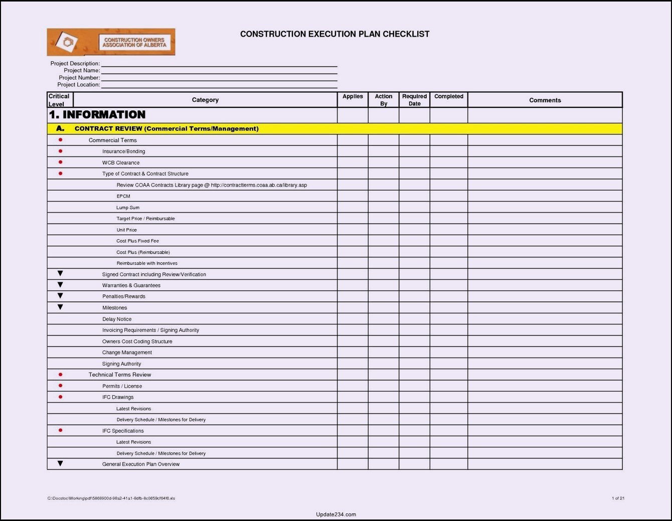 Building Maintenance Schedule Template New Building Maintenance Checklists – Emmamcintyrephotography