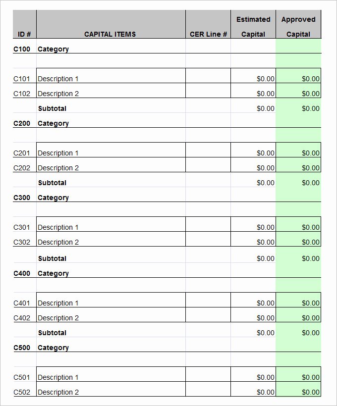 Business Budget Excel Template Elegant Marketing Bud Templates