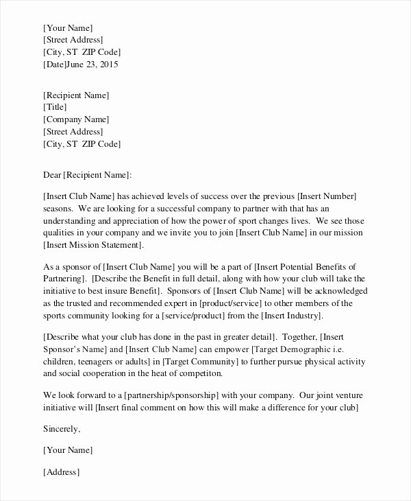 Business Collaboration Letter Sample Inspirational 20 Business Collaboration Proposal Letter Sample