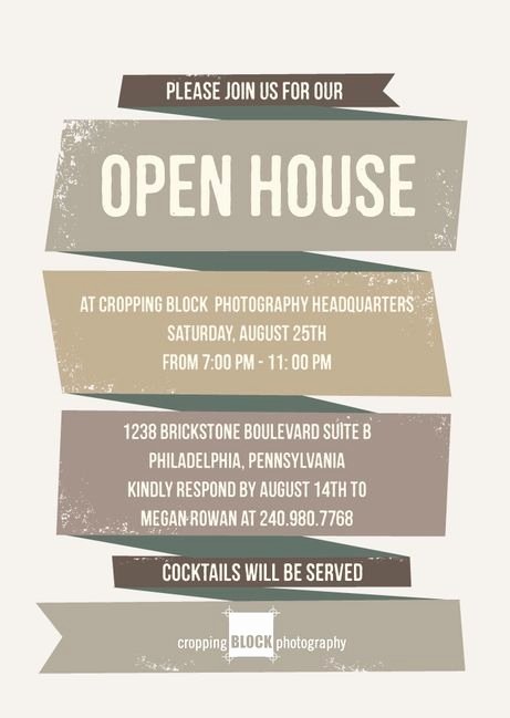Business Open House Flyer Template Awesome Business Open House Invitation Template