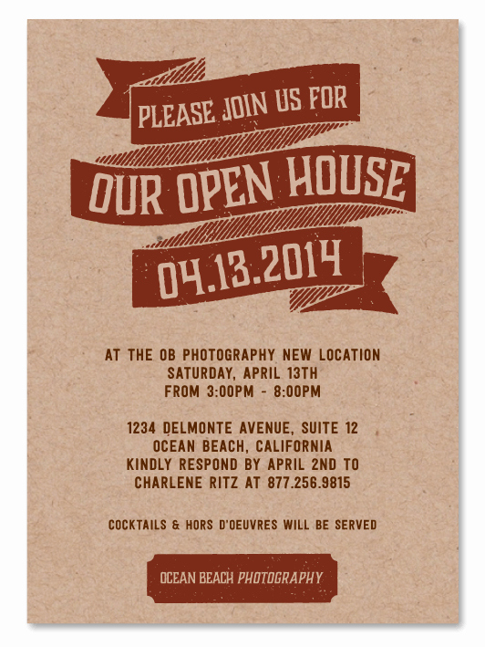 Business Open House Flyer Template Beautiful Open House Invitations