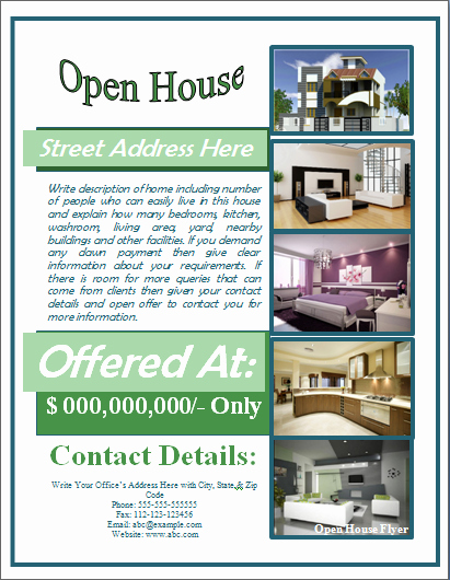 Business Open House Flyer Template Elegant Sample Open House Flyer Template