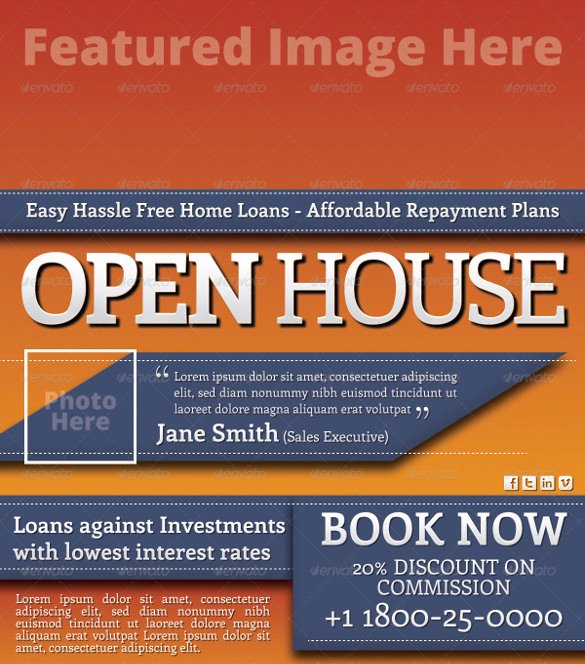 Business Open House Flyer Template Fresh Open House Flyer Templates – 39 Free Psd format Download