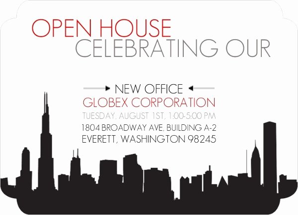 Business Open House Invitation Wording Lovely New Fice Corporate Open House Invitation