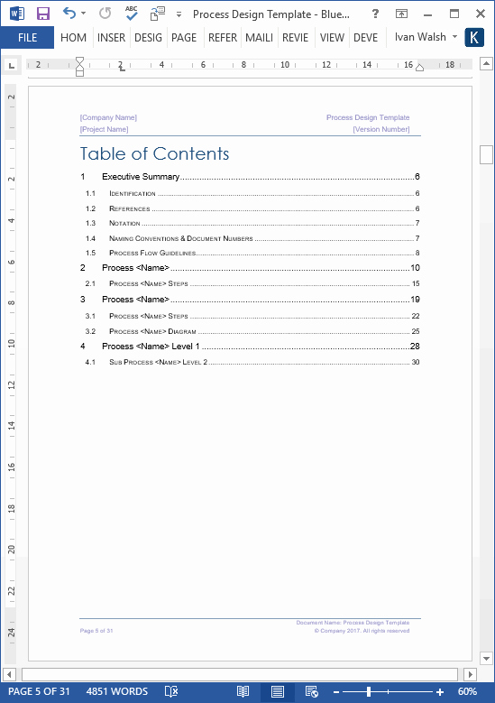 Business Process Template Word Best Of Business Process Design Templates – Ms Word Excel Visio