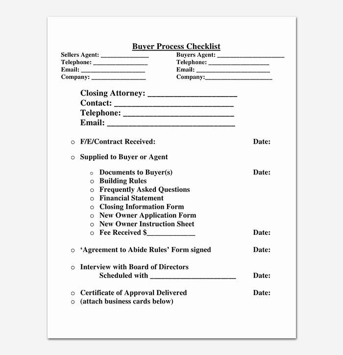 Business Process Template Word Elegant Process Checklist Template 20 Editable Checklists