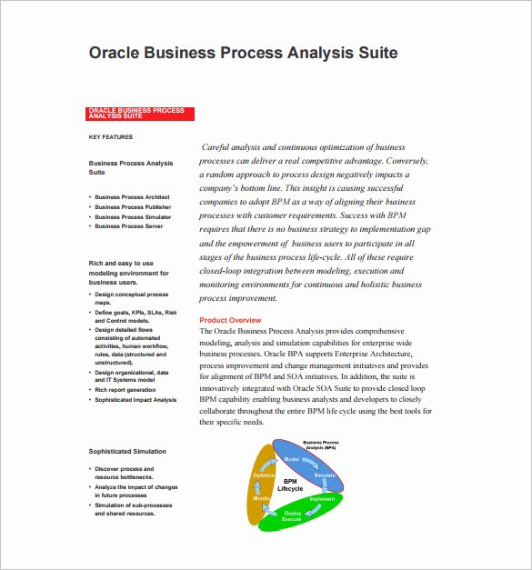 Business Process Template Word Inspirational 16 Analysis Templates Doc Pdf Excel