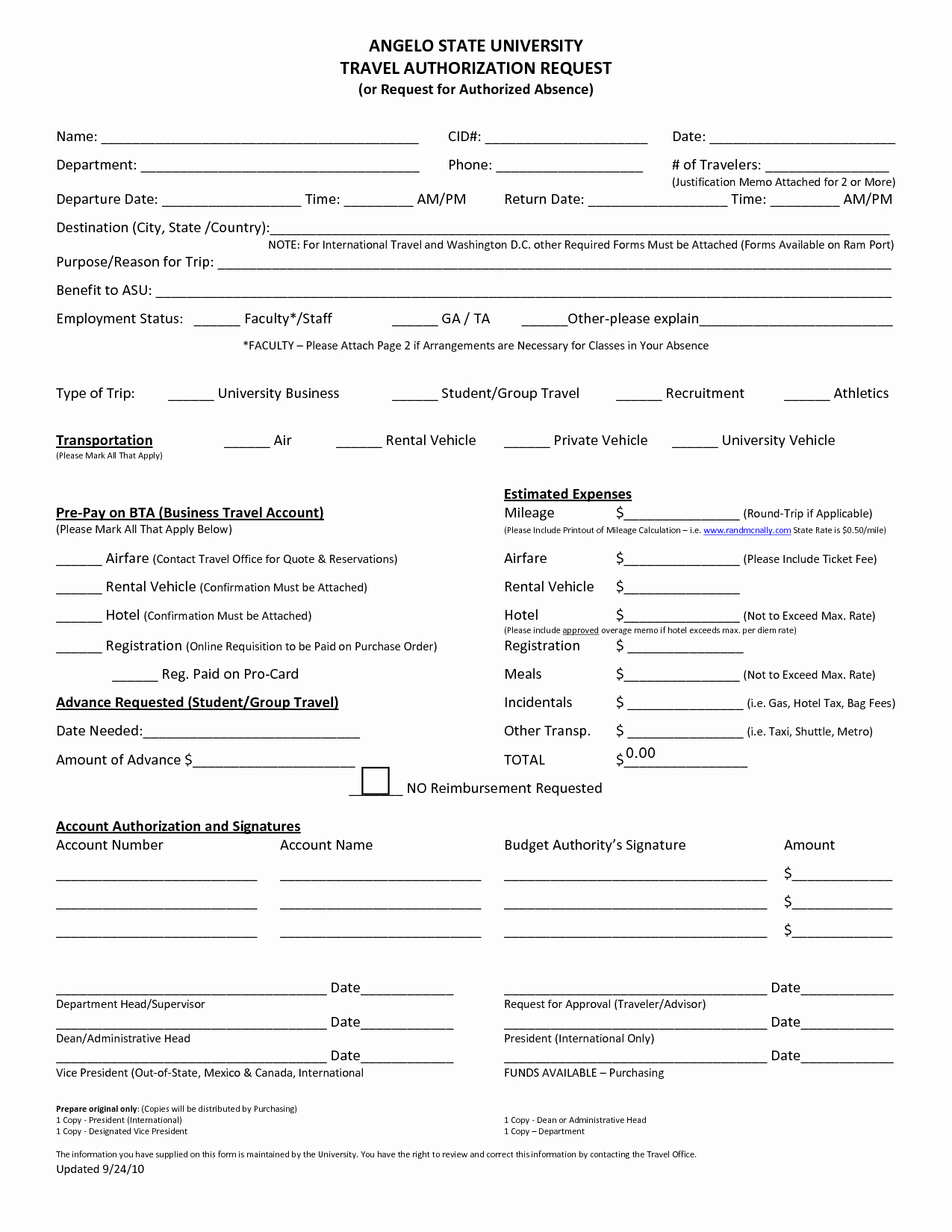 Business Travel Request form Template Lovely 30 Of Travel Authorization form Template