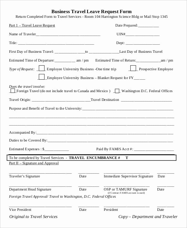 Business Travel Request form Template Unique 34 Simple order forms