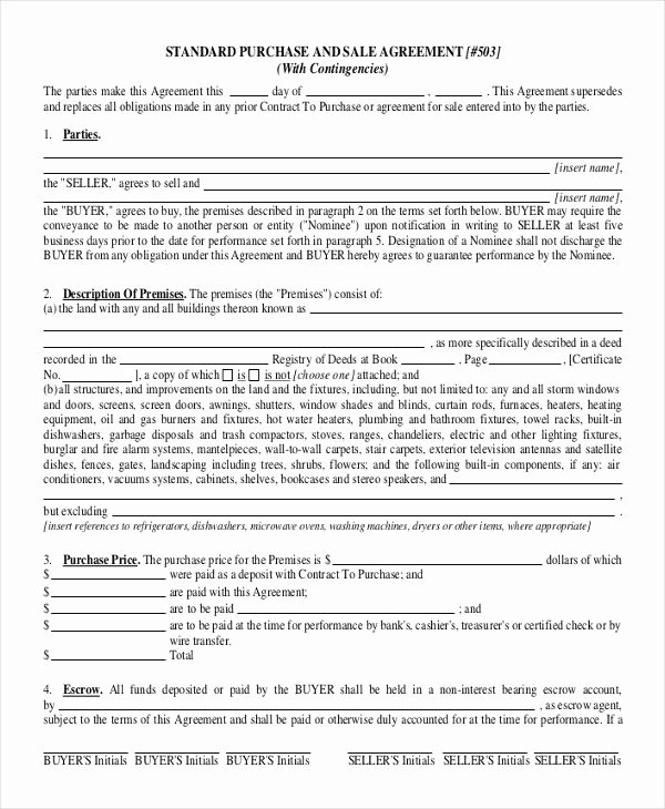 Buyout Agreement Template Awesome 13 Purchase Contract Templates Word Pdf Google Docs