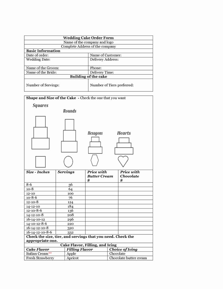 Cake order form Template Inspirational Best 25 order Cake Ideas On Pinterest