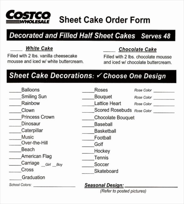 Cake order form Templates Beautiful 21 Bakery order Templates Ai Ms Excel Ms Word