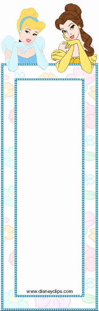 Calendar Bookmark Template Fresh Disney Princess Printables