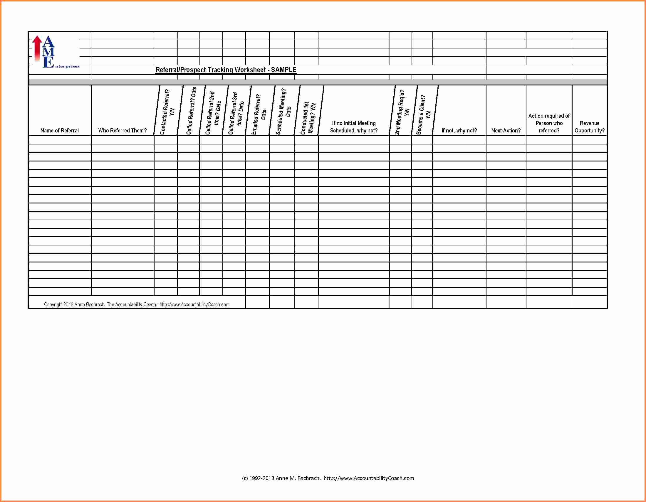 Call Back List Template Elegant 8 Client Tracking Spreadsheet