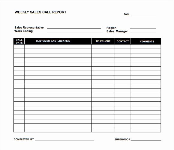 Call Sheet Template Excel Luxury Sample Sales Call Report 13 Documents In Pdf Apple