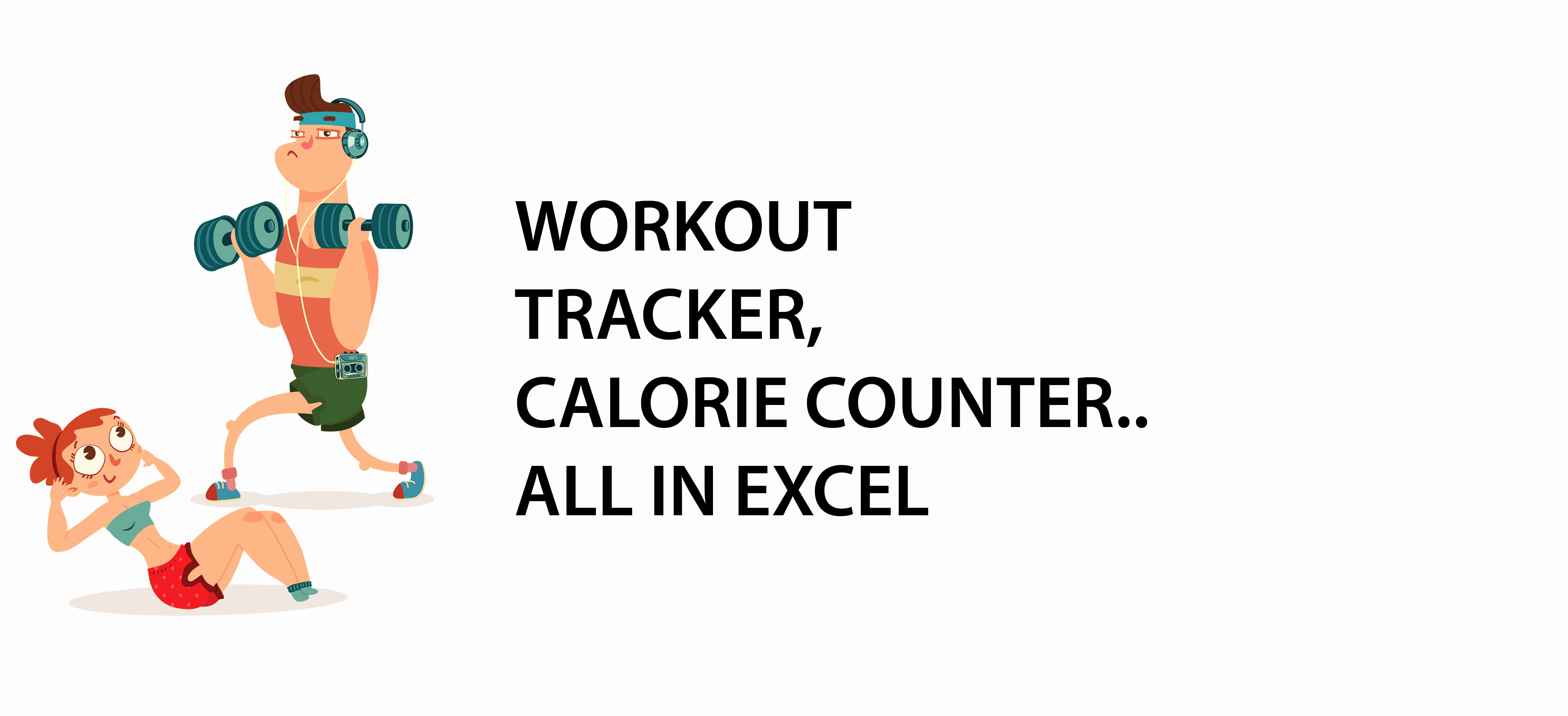 Calorie Counter Spreadsheet Awesome Workout Tracker Calorie Counter…all In Excel Excel with