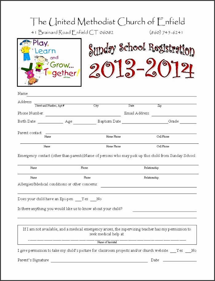 Camp Registration form Template Word Luxury 5 Free Summer Camp Registration form Template