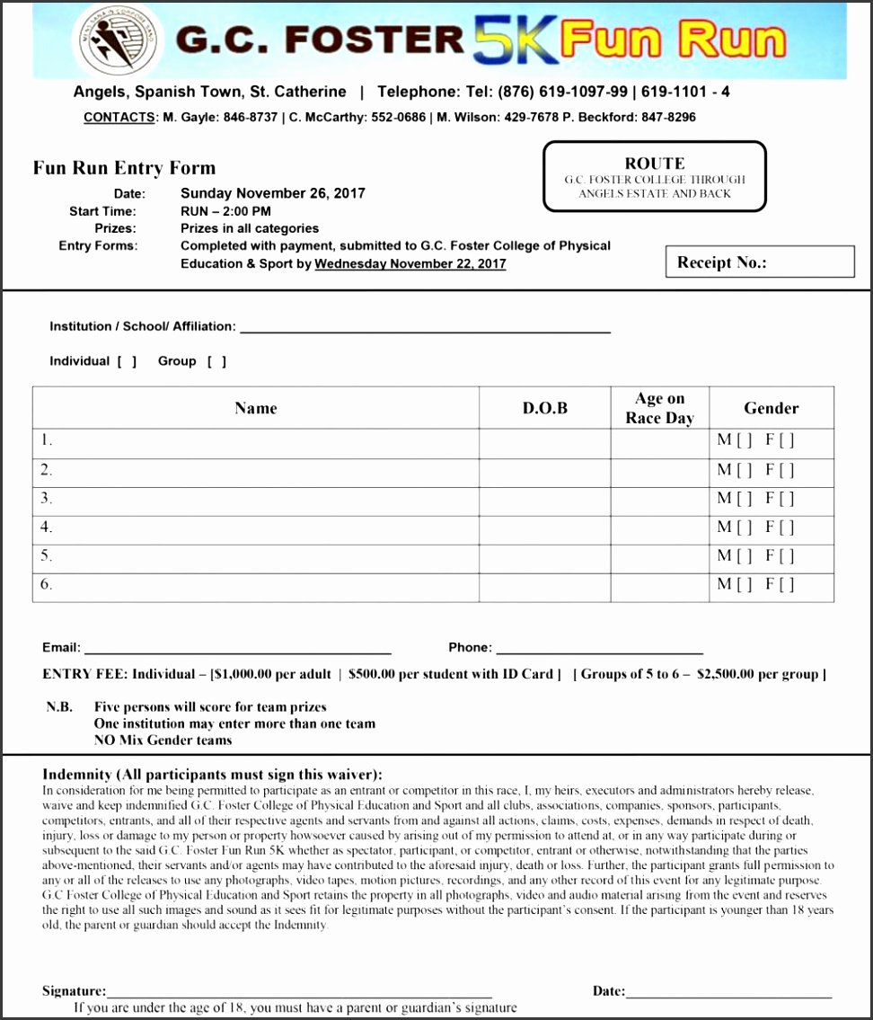 Camp Registration form Template Word Luxury 8 Sports Camp Registration form Template