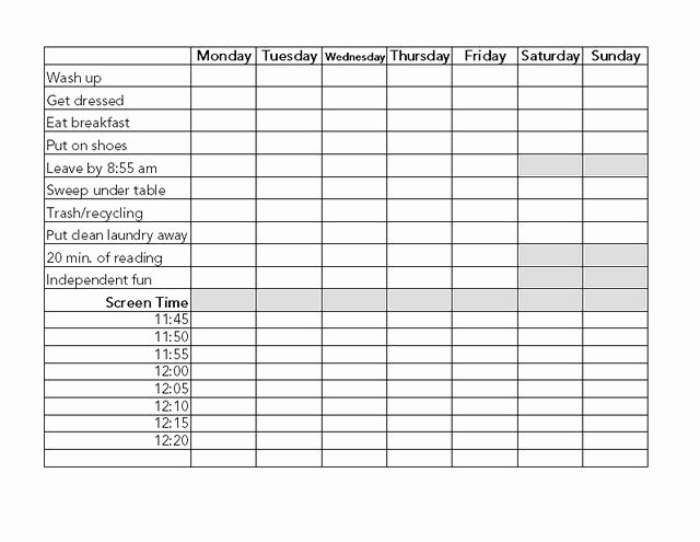 Camp Schedule Template Unique My attempt at A Summer Schedule Summer Fun