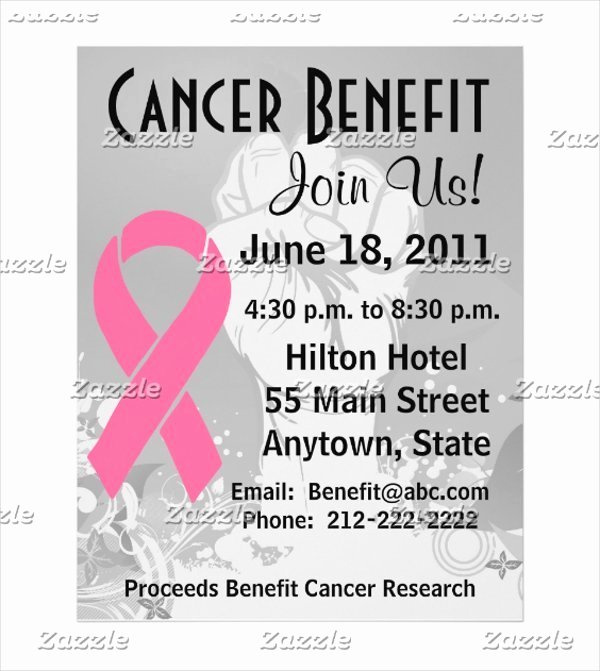 Cancer Benefit Flyer Ideas Luxury Fundraiser Flyer Templates Free