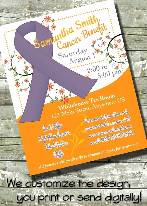 Cancer Benefit Flyer Ideas New 29 Best Images About Fundraiser Flyers On Pinterest