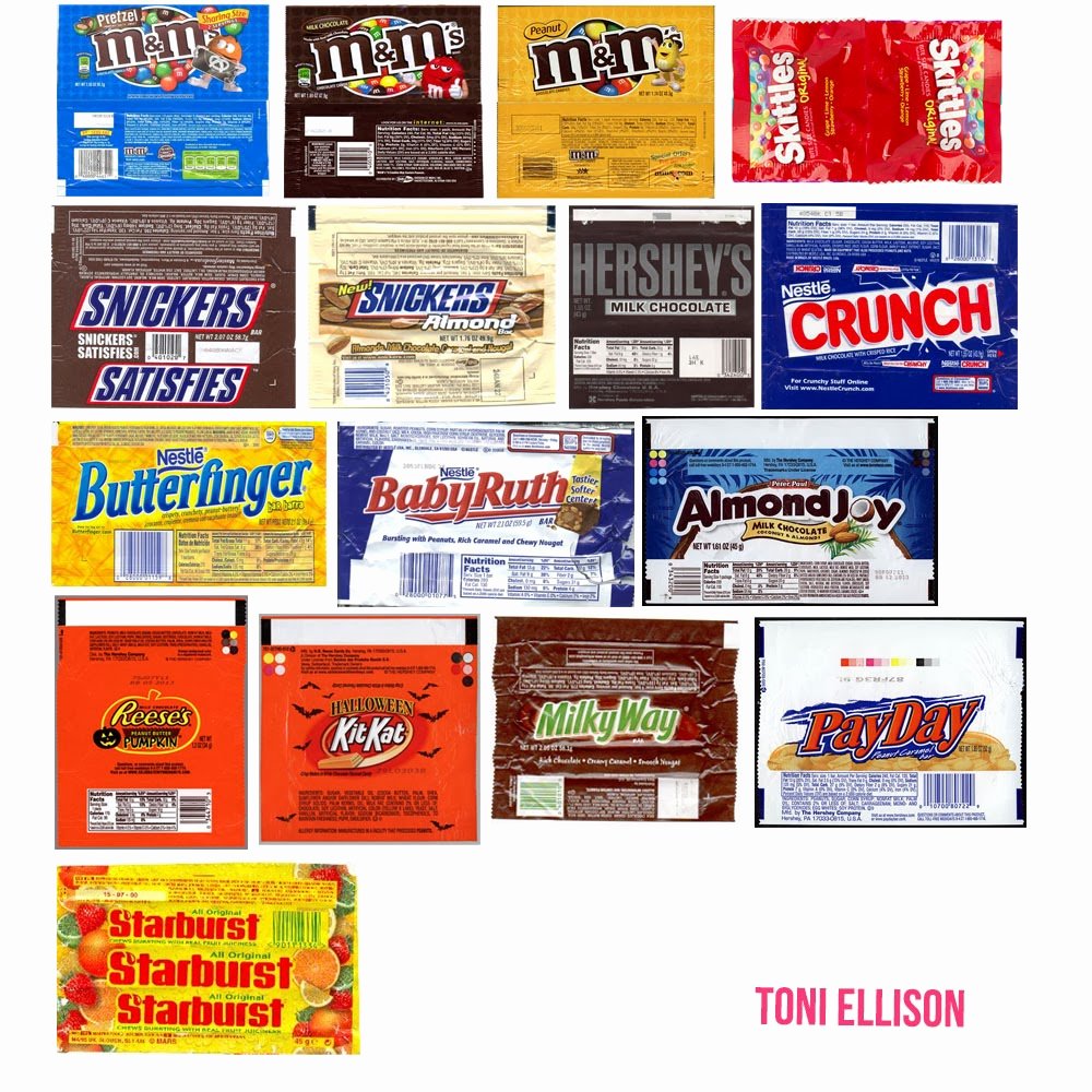 Candy Wrapper Template Unique toni Ellison Halloween Candy Wrapper Templates