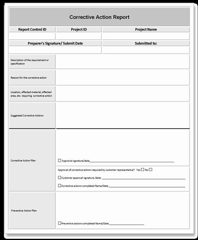 Capa Report Template capa-report-template